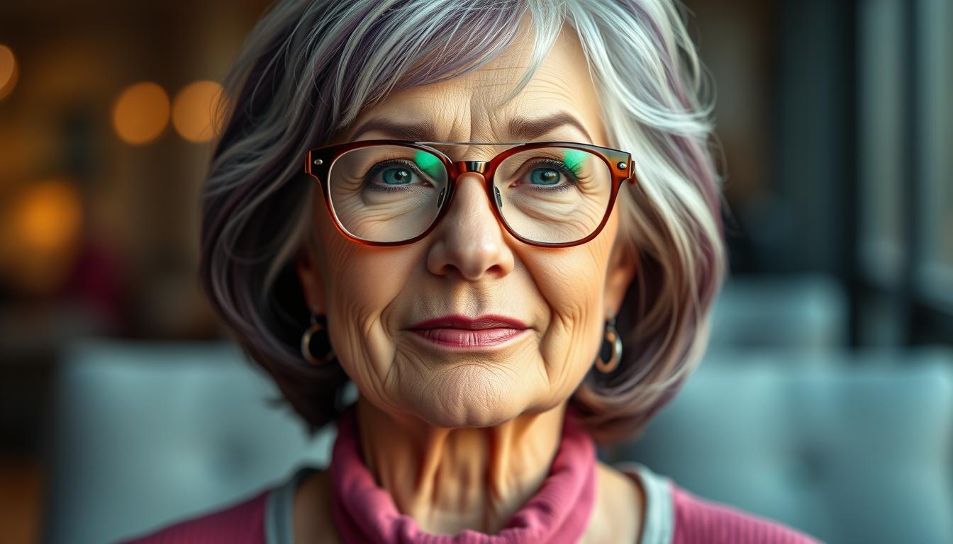 flotte kurzhaarfrisuren frauen freche frisuren ab 60 mit brille