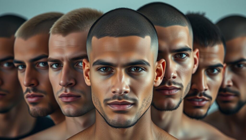Buzzcut Herren Gesichtsformen