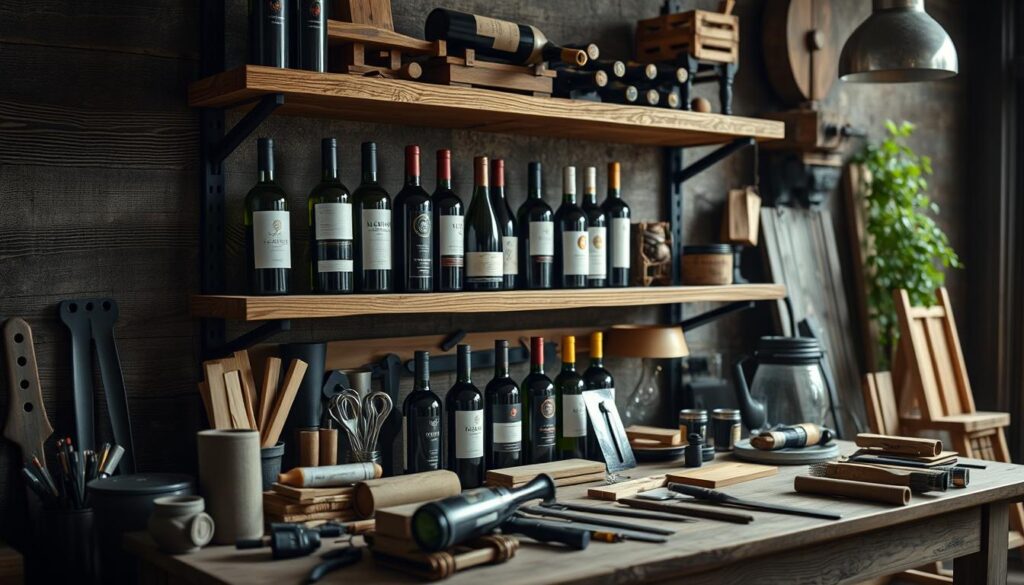 Weinregal DIY Anleitung