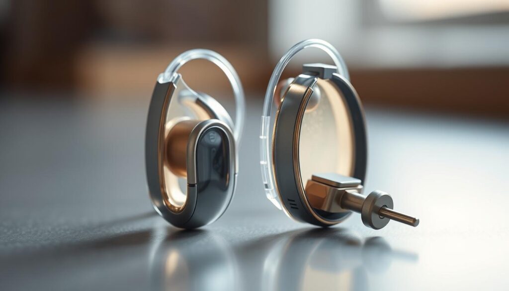 Moderne digitale Hörgeräte mit Bluetooth-Technologie