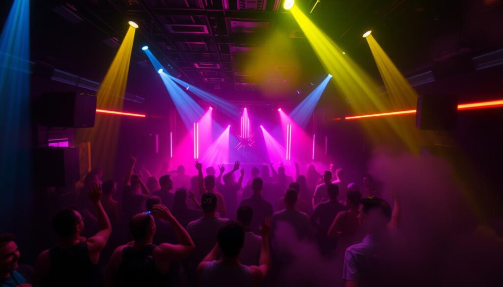 Techno Club Atmosphäre