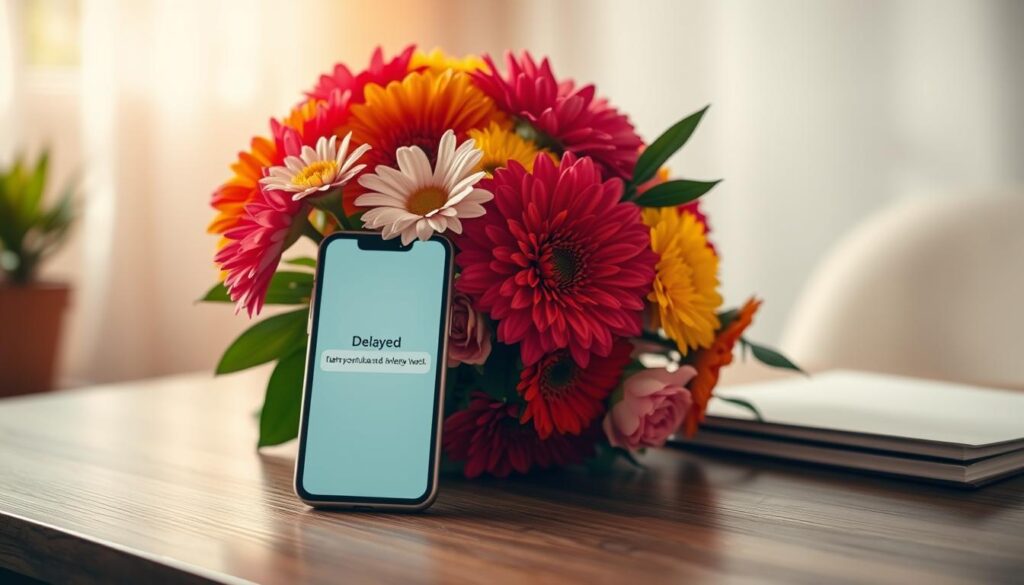 Verspätete Glückwünsche Timing